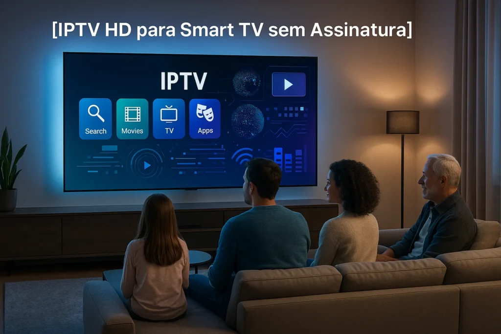 IPTV HD para Smart TV sem assinatura