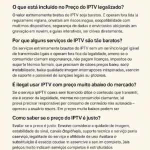 Preço do IPTV